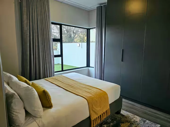 Furnished bedroom at The Madison